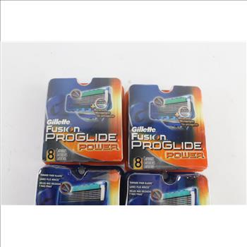 Gillette Fusion ProGlide And ProGlide Power 8-Pack Razor Cartridges, 4 Pieces