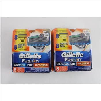 Gillette Fusion Proglide Power 8 Cartridges, 2 Packs