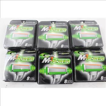 Gillette M3 Power Razor Cartridge Packs, 6 Pieces