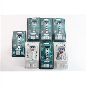 Gillette Mach 3 & Skinguard Razors, 7 Pieces