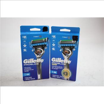 Gillette Proglide Razors And Cartridges, 4 Pieces
