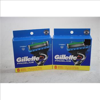 Gillette Proglide Razors And Cartridges, 4 Pieces