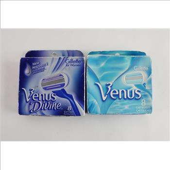 Gillette Venus And Venus Divine 8-Pack Replacement Razor Cartridges, 2 Pieces