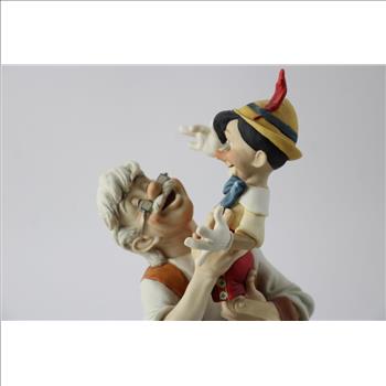 Giuseppe Armani Pinocchio & Geppetto A Fathers Love Disney Sculpture 499 Box