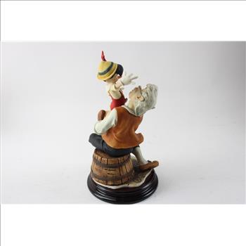 Giuseppe Armani Pinocchio & Geppetto A Fathers Love Disney Sculpture 499 Box