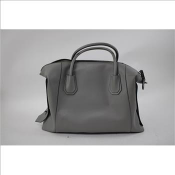 Givenchy Pearl Grey Smooth Leather Small Antigona Soft Bag