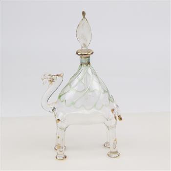 Glass Camel Perfume Bottle