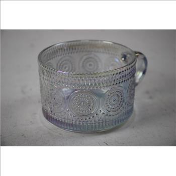 Glass Mugs With Teaspoon, 2 Pieces