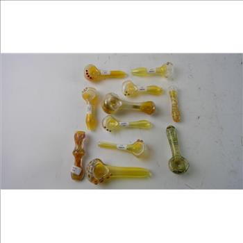 Glass Smoking Pipes, 5+ Pieces