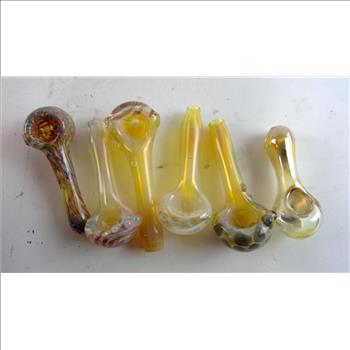 Glass Smoking Pipes, 5+ Pieces