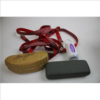 Glasses Cases, Dog Waste Bags, Red Leashes, Wallets/Coin Pouches, 21 Pieces