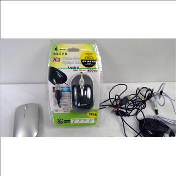 Glittech Keyboard, Computer Mouses, Power Adapters, And More