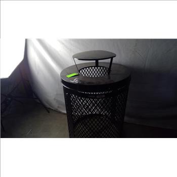 Global Industrial Metal Mesh Outdoor Trash Can
