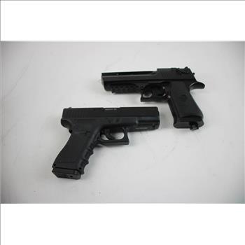Glock Bb Pistol, Baby Desert Eagle Bb Gun, 2 Pieces