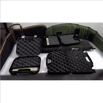 Glock, Plano Hard Pistol Cases, Browning, And More Soft Rifle Cases, 6 Pieces