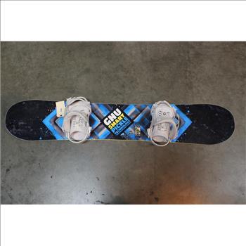 Gnu Smart Pbtx Snowboard With Attached Boot Holsters