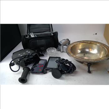 Go Gamer Retro Portable Game, Silver Bowl, And More, 7+ Pieces