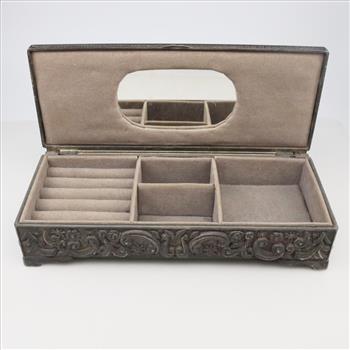 Godinger Repousse Silver Plated 1992 Jewelry Box