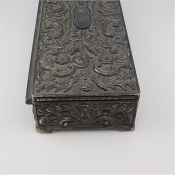 Godinger Repousse Silver Plated 1992 Jewelry Box