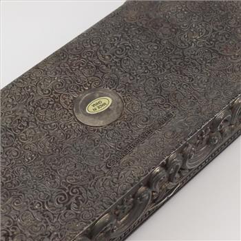 Godinger Repousse Silver Plated 1992 Jewelry Box