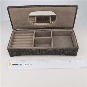 Godinger Repousse Silver Plated 1992 Jewelry Box