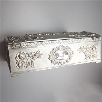 Godinger Rose Design Jewelry Box