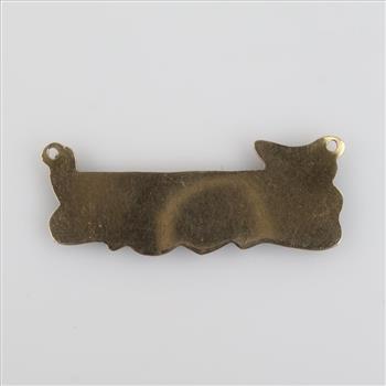 Gold And Silver Name Pendant