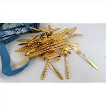 Gold Colored Utensils And More 3 Pieces