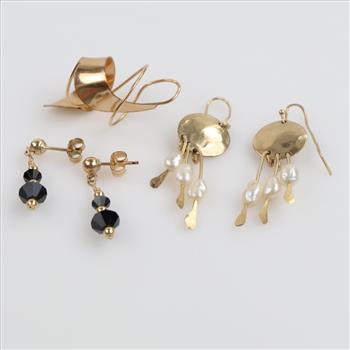 Gold Plated Jewelry, 5 Pieces