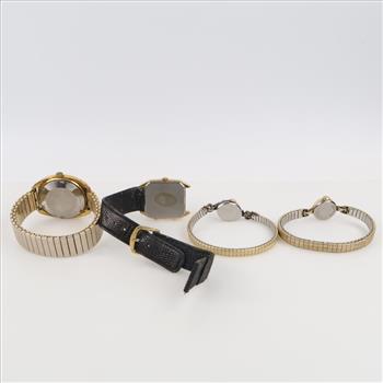 Gold Plated Watches, 4 Watches
