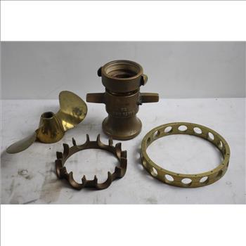 Gold Rotating Blade, Fire Hose Tip Attachment, And More, 3 Pieces