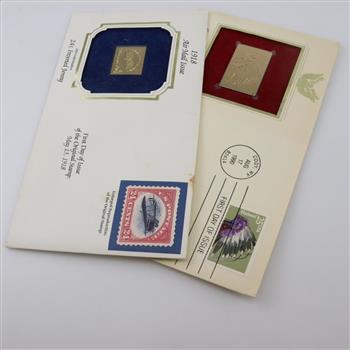 Golden Stamp Replica, 2 Pieces