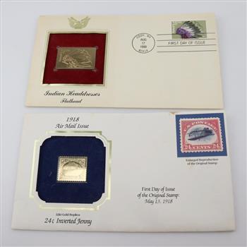 Golden Stamp Replica, 2 Pieces