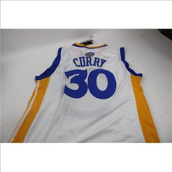 Golden State Warriors Steph Curry Jersey - Adidas Home White XXL
