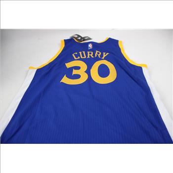 Golden State Warriors Stephen Curry basketball jersey, Large