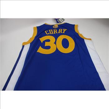 Golden State Warriors Stephen Curry Jersey - Adidas Road Blue XL