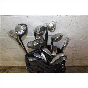 GolfMate Bag With Clubs, 16 Pieces