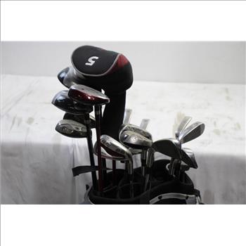Golfmate With Clubs, 18 Pieces