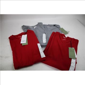 Goodfellow V-Necks, Pajama Pant, T-Shirt, And Boxer Briefs Pack, Size Medium, 9 Pieces