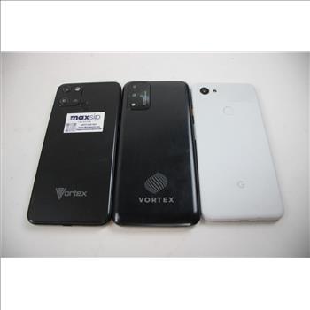 Google, Vortex, Cell Phone Lot,  3 Pieces,