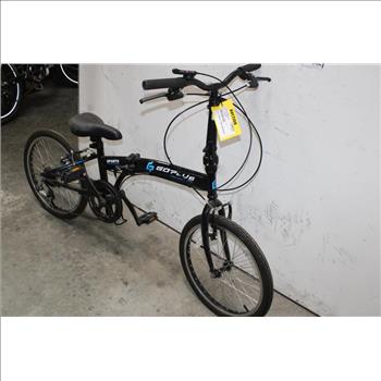 Goplus 20'' Folding Bike, 7 Speed Shimano Gears, Lightweight Iron Frame, Foldable Compact Bicycle With Anti-Skid And Wear-Resist