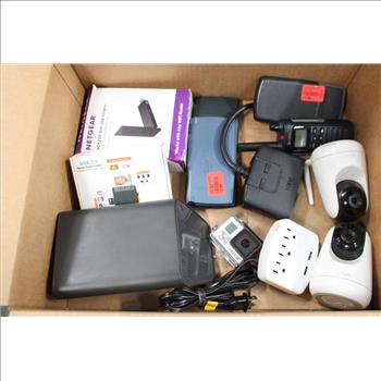 GoPro Hero 3+ Camera, Calculators, Smart Card Reader, And More, 12 Pieces