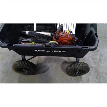 Gorilla Carts Dump Cart And More 4 Pieces