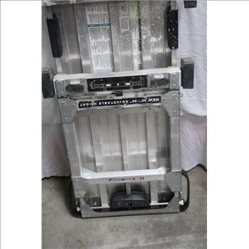 Gorilla Ladder Adjustable Height Pro Alumnum Folding Work Platform