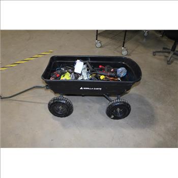 Gorilla Rolling Cart With Tools, 20+ Pieces