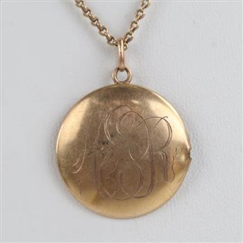 GP Half Locket And Necklace