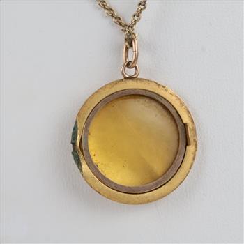 GP Half Locket And Necklace