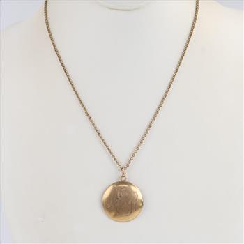 GP Half Locket And Necklace