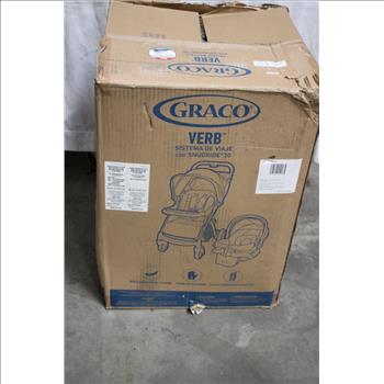 Graco Verb Click Connect Travel System Set, Purple, 0999