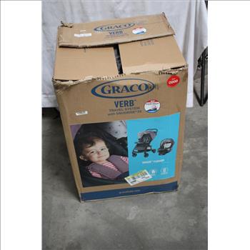 Graco Verb Click Connect Travel System Set, Purple, 0999